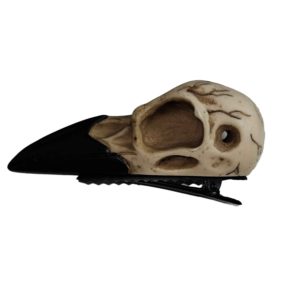 Attitude Hair Dye - Large Raven Skull Hair clip